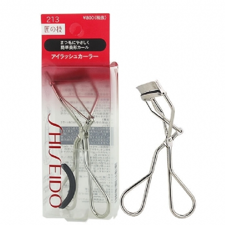 【日本】 SHISEIDO 资生堂 213睫毛夹附替换装胶垫 自然持久卷翘便携/ Eyelash Curler - Sweet Living