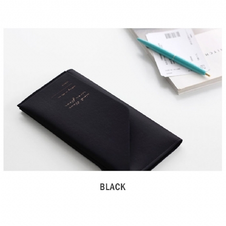 【韩国】 Iconic 旅行 简约护照保护套 机票夹 长款 / Slit Passport wallet -  - 7    - Sweet Living