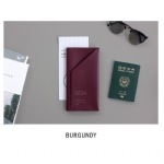 【韩国】 Iconic 旅行 简约护照保护套 机票夹 长款 / Slit Passport wallet -  - 8    - Sweet Living