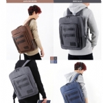 【韩国】 Monopoly  EASY CARRY BACKPACK HOMME 双肩包大容量旅行背包男士学院风书包 -  - 2    - Sweet Living