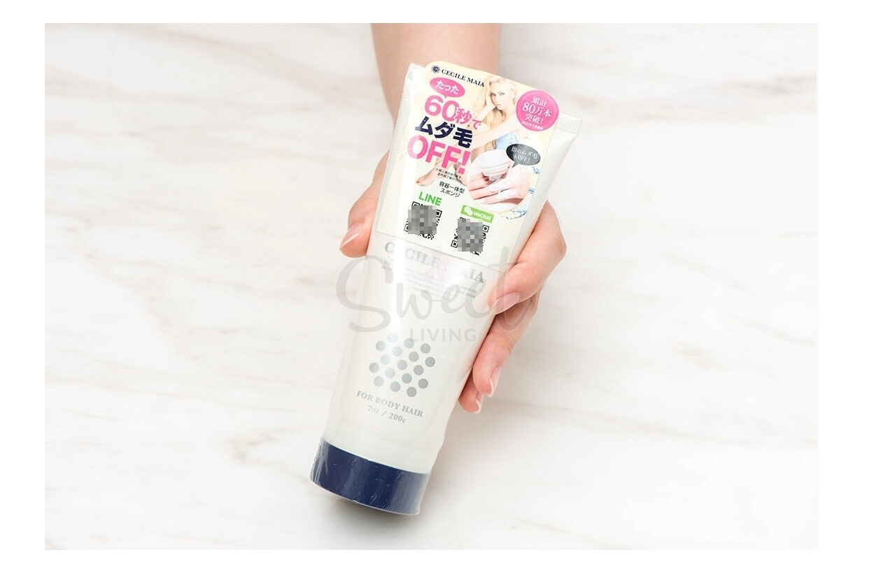 【日本】Cecile Maia 玫瑰 cm脱毛膏 温和快速脱毛膏/ Inbath Hair Remover 200g -  - 5@ - Sweet Living
