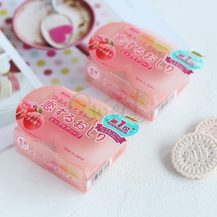 【日本】Pelican 蜜桃美臀清洁皂 爱心PP皂 去角质去黑色素 亮白嫩滑/Hip Care Beauty Soap -  - 2@ - Sweet Living