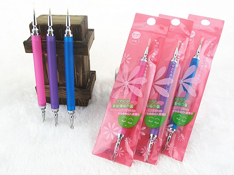 【台湾】COSMOS  双头隐藏式青春痘棒 粉刺针 暗疮针 去黑头挤痘痘工具/Acne Needles Black Head Clamp -  - 5@ - Sweet Living