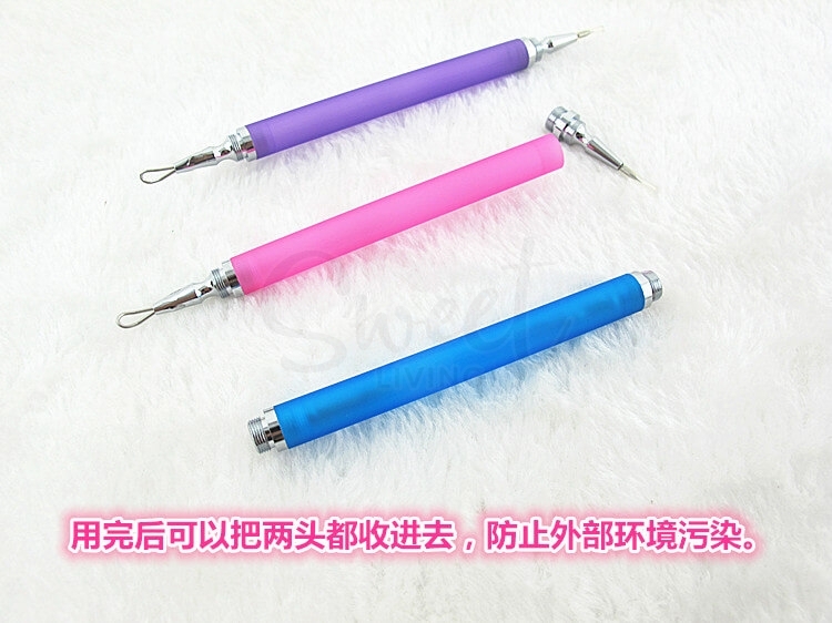 【台湾】COSMOS  双头隐藏式青春痘棒 粉刺针 暗疮针 去黑头挤痘痘工具/Acne Needles Black Head Clamp -  - 7@ - Sweet Living