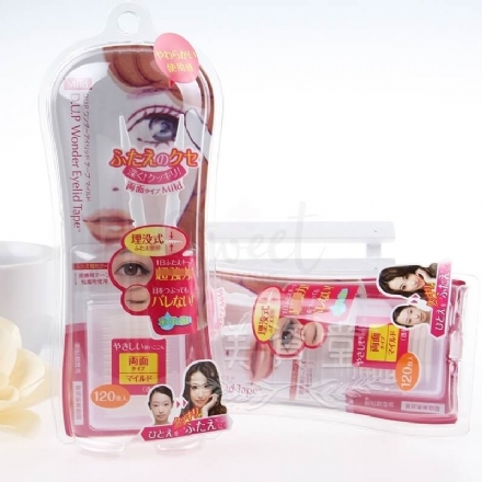 【日本】DUP 隐形双眼皮贴布 内双面美目贴 粉红色/蓝色/绿色 120枚/ Double Eyelid Tape -  - 5    - Sweet Living