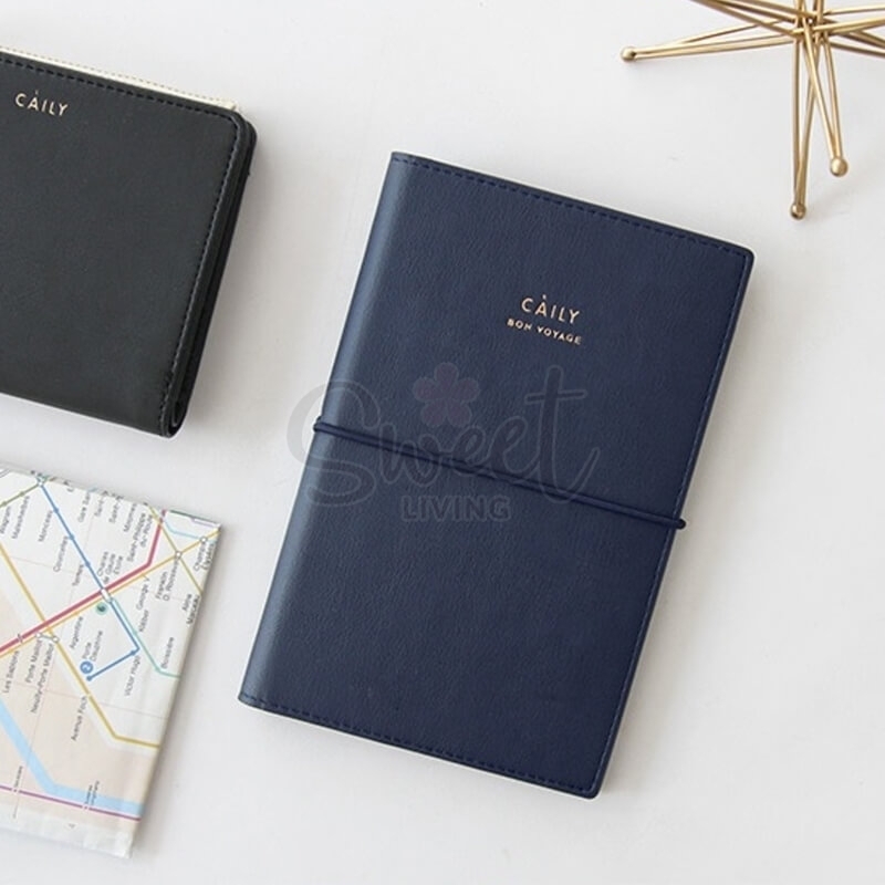 【韩国】GMZ  绑带旅行护照夹 简约短款护照套 旅行证件包/ Passport Pouch -  - 6@ - Sweet Living