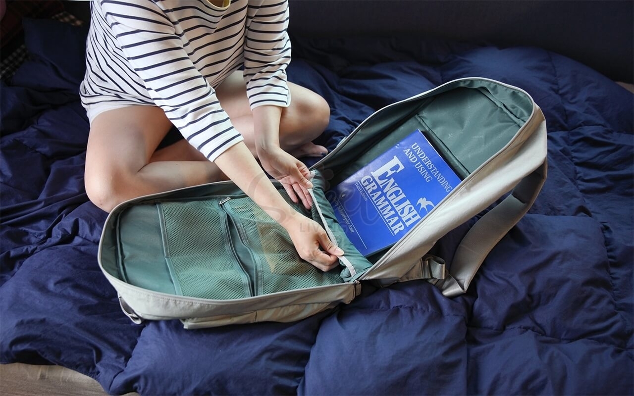 【韩国】  BY. FULLDESIGN  旅行大容量 双肩包 短途行李包 出差登机 背包 情侣书包 / Backpack -  - 15@ - Sweet Living