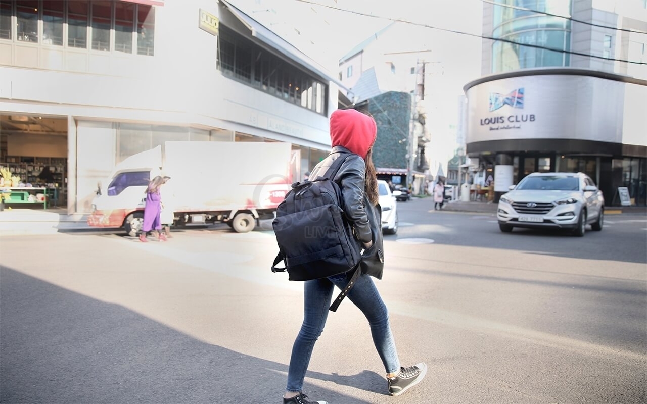 【韩国】  BY. FULLDESIGN  旅行大容量 双肩包 短途行李包 出差登机 背包 情侣书包 / Backpack -  - 29@ - Sweet Living