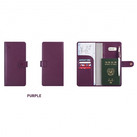 【韩国】Monopoly 旅行长款便携防盗刷护照夹/ No skimming passport wallet -  - 3    - Sweet Living