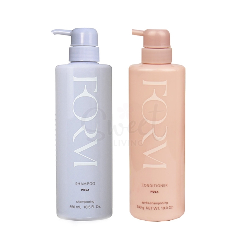 【日本】 POLA 宝拉/宝丽 馥美 抗糖化 洗发水 护发素 滋润蓬松修复无硅油 / Pola FORM Shampoo/Conditioner 550ml -  - 1@ - Sweet Living