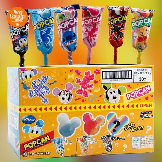 【日本】 格力高 米奇头卡通棒棒糖 五支随机口味 / Lollipops (5xRandom Flavors) -  - 4@ - Sweet Living