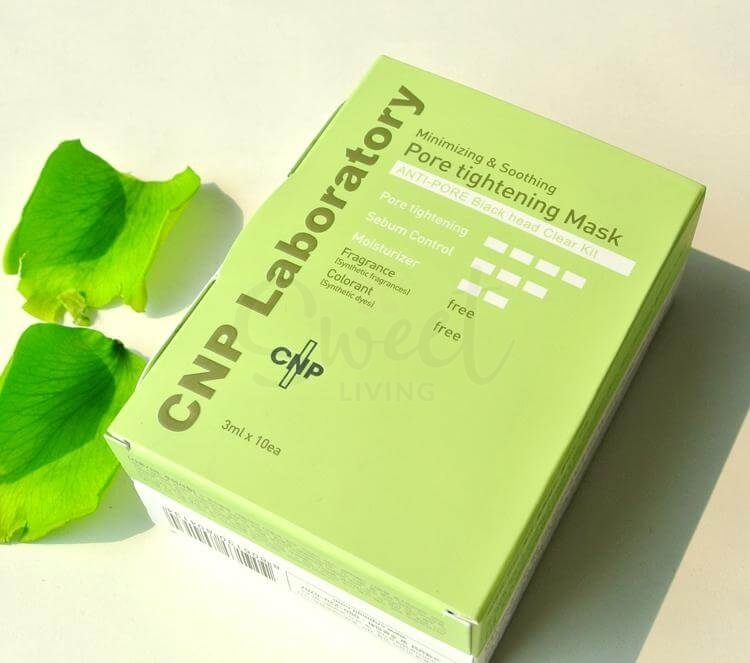 【韩国】CNP 去黑头鼻贴 黑头导出液  收缩毛孔鼻膜 两部曲鼻膜 4组/ Black Head Clear Kit 4 Sets -  - 3@ - Sweet Living