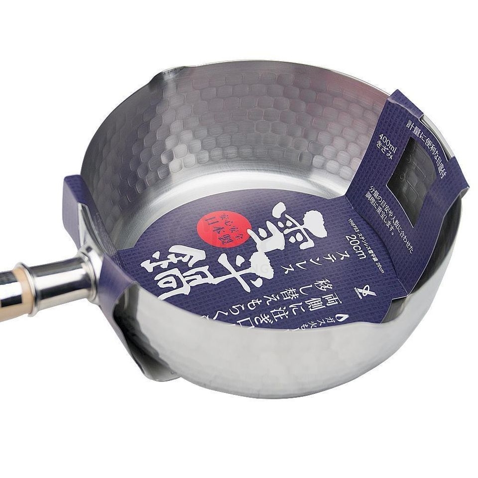 【日本】YOSHIKAWA 吉川雪平锅 不锈钢锅汤锅奶锅 20cm/ Stainless Saucepan -  - 1@ - Sweet Living
