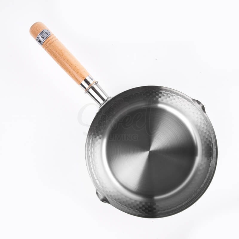 【日本】YOSHIKAWA 吉川雪平锅 不锈钢锅汤锅奶锅 20cm/ Stainless Saucepan -  - 15@ - Sweet Living