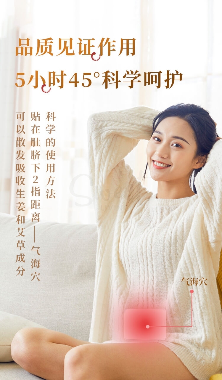 【日本】KINCHO 金鸟 暖宫贴 暖宝宝 自发热宫寒贴 艾草/生姜 8枚/袋 / Body Warmer Heating Pack -  - 9@ - Sweet Living