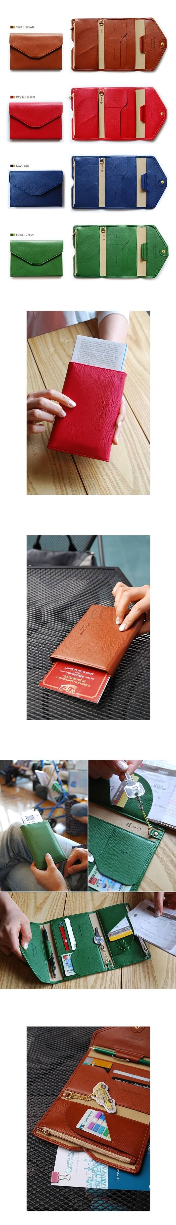 【韩国】 PLEPIC TRIPPING WALLET 多功能旅行护照包护照夹 三折钱包 -  - 6@ - Sweet Living