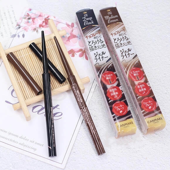 【日本】井田 CANMAKE 极细眼线胶笔 不晕染防水/ Creamy Touch Liner -  - 1@@ - Sweet Living