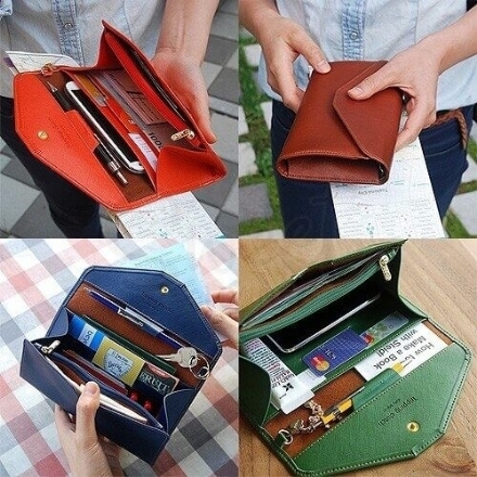 【韩国】 PLEPIC  TRIPPING CLUTCH 大容量旅行钱包 手拿包收纳包护照夹 -  - 2    - Sweet Living