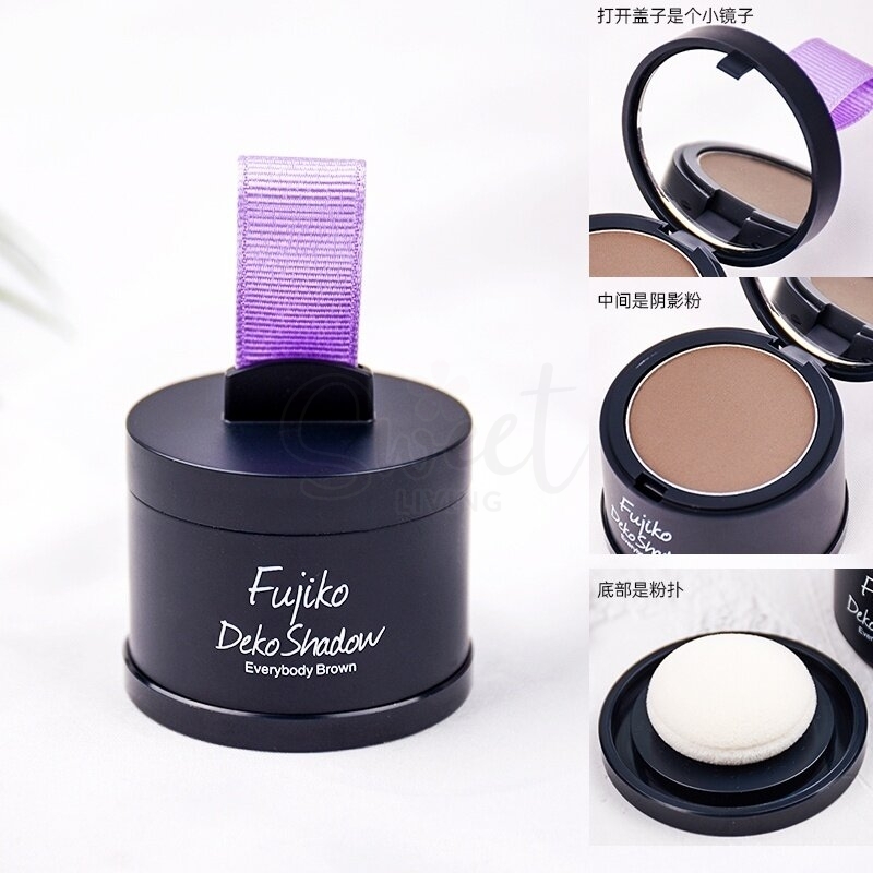 【日本】FUJIKO Deco Shadow 发际线粉修饰粉 小颜神器/ Pon Pon Powder Natural Volume -  - 1@ - Sweet Living