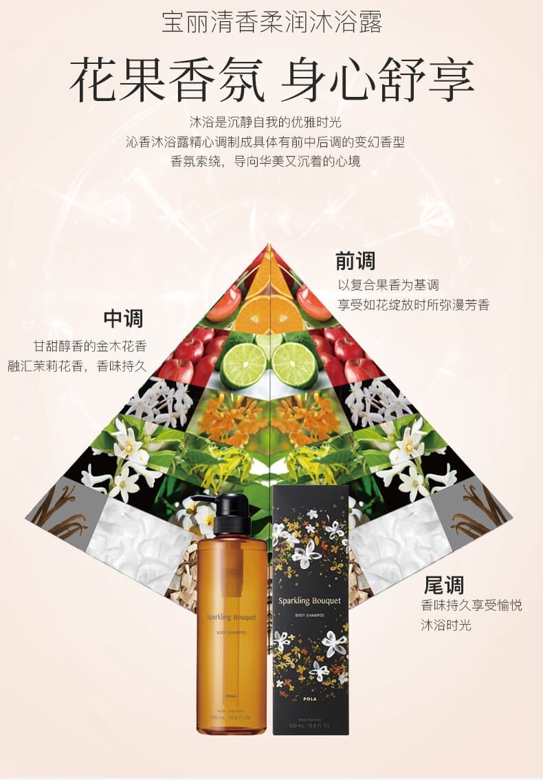 【日本】 宝丽 POLA 沐浴露 花香系列 百合香/玫瑰香/金桂花茉莉兰花香沐浴露 / Body Wash (500ML) - @ - 5 - Sweet Living