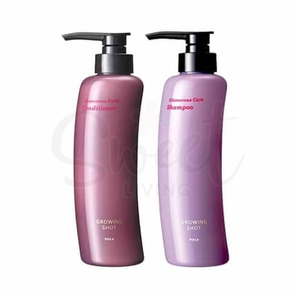 【日本】POLA 宝丽 GROWING SHOT 黑发生发防脱发 丰盈抗老 洗发水护发素/Glossy Shampoo for Thicker Hair - Anti Hair Loss -  - 1@ - Sweet Living