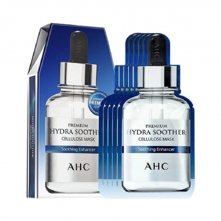 【韩国】AHC  第3代小安瓶B5玻尿酸面膜 深层补水保湿滋润舒缓修护屏障 5片/盒/ Facial Mask - Sweet Living