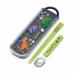 【日本】skater 不锈钢儿童学生外出便携餐具套组 冰雪奇缘/恐龙系列 附赠姓名贴/ Portable Spoon and Fork -  - 10    - Sweet Living