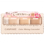 【日本】CANMAKE 井田三色遮瑕膏盘 遮盖痘印斑点雀斑黑眼圈/ Cream Concealer -  - 2    - Sweet Living