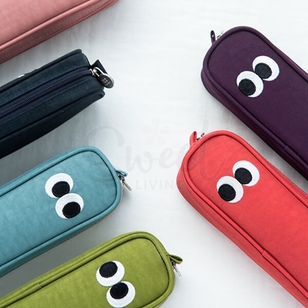 【韩国】 Livework 大眼睛卡通防水笔袋/化妆包 多用途/ Multi purpose pouch -  - 1@ - Sweet Living