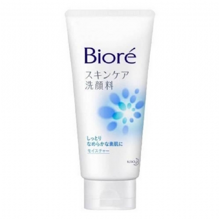 【日本】花王 碧柔 Biore 保湿护肤洁面乳 温和泡沫 /Foaming Cleanser Blue Moisturizing (130g) - Sweet Living