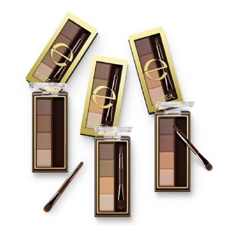 【日本】Excel 四色立体造型眉粉 防水防汗自然持久/Eyebrow Powder 01号自然棕/Natural Brown - Sweet Living