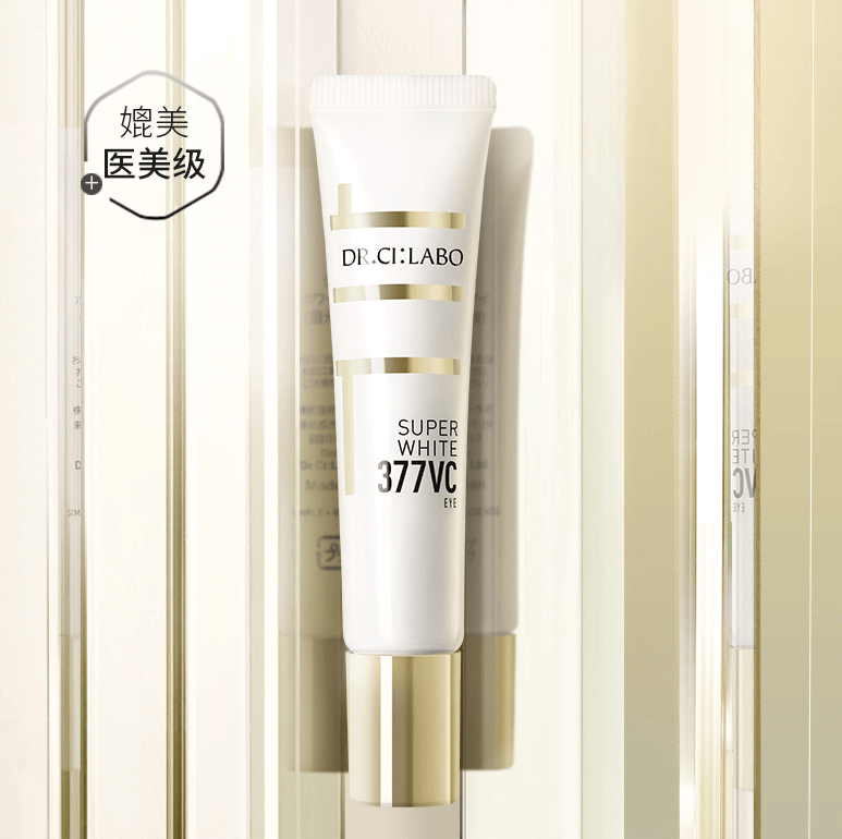 【日本】城野医生 Dr. Ci: Labo 377 眼霜 自带按摩头 淡化黑眼圈改善细纹提亮眼部美容液 精华眼霜/ Brightening Eye Cream（15g） -  - 3@ - Sweet Living