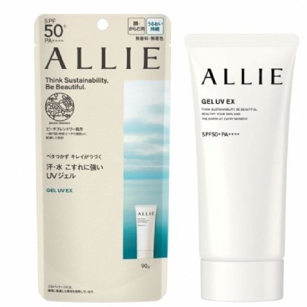 【日本】嘉娜宝 Allie 水润保湿防晒霜乳液 隔离妆前乳 保湿绿管 /Sunscreen Cream（90g） - Sweet Living