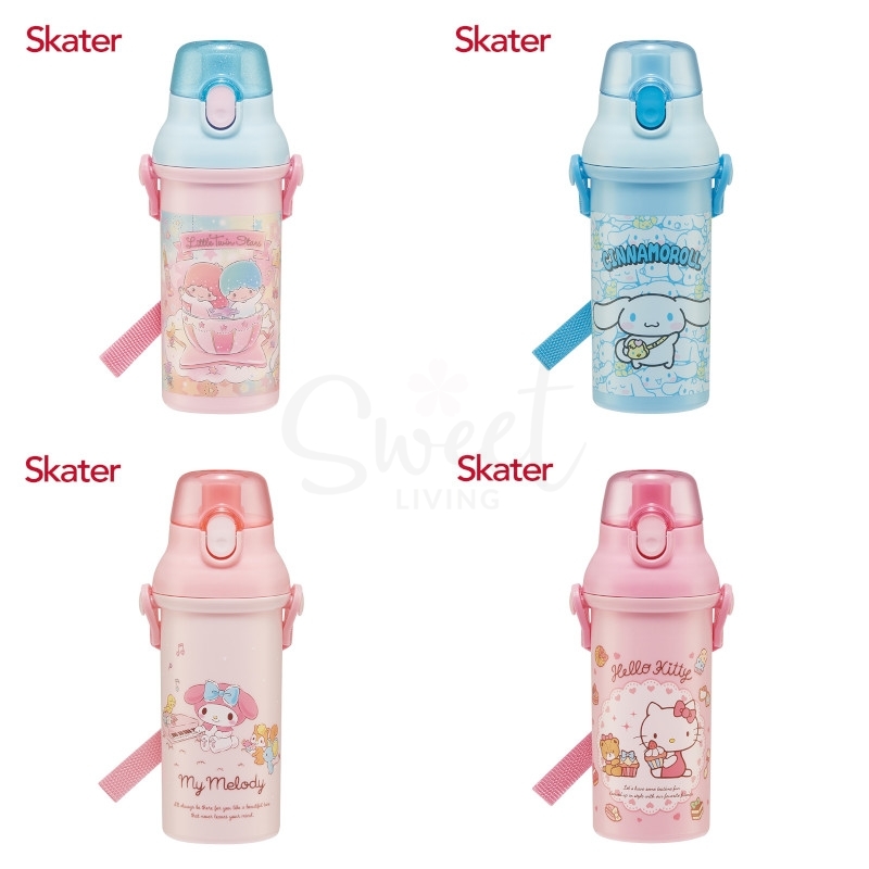 【日本】 Skater 超轻 儿童 三丽鸥/比卡丘/龙猫 联名 保温杯 保温保冷直饮水壶/ Insulated Bottle 470ml -  - 1@ - Sweet Living