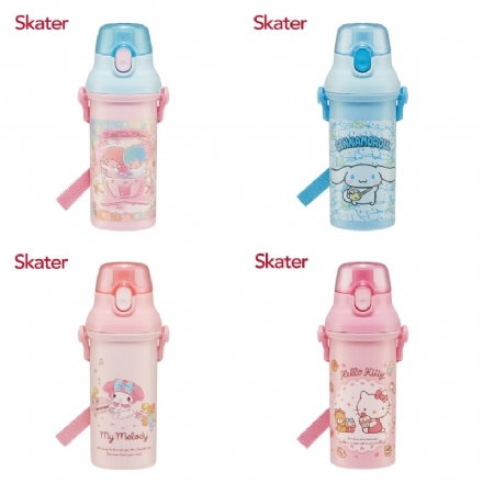 【日本】 Skater 超轻 儿童 三丽鸥/比卡丘/龙猫 联名 保温杯 保温保冷直饮水壶/ Insulated Bottle 470ml - Sweet Living