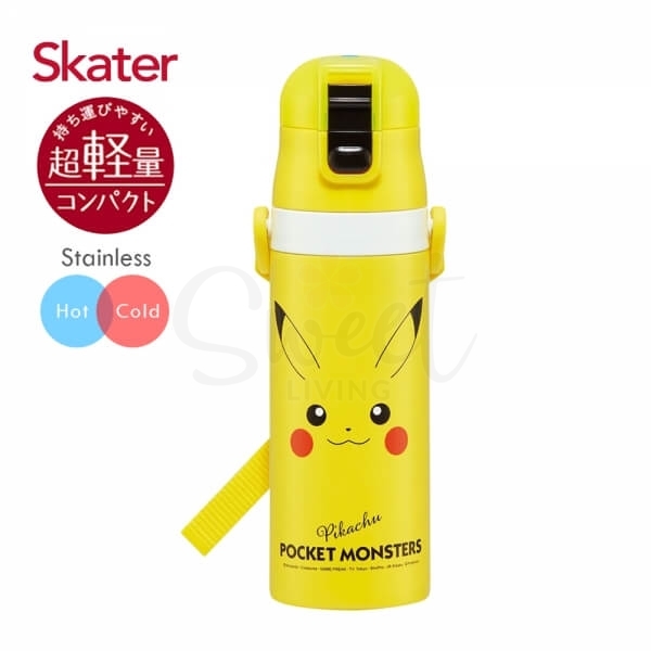 【日本】 Skater 超轻 儿童 三丽鸥/比卡丘/龙猫 联名 保温杯 保温保冷直饮水壶/ Insulated Bottle 470ml -  - 4@ - Sweet Living