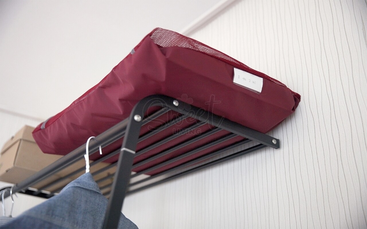 【韩国】By Full Deign Travelus Mesh Puch 旅行网孔衣物收纳包 拉链整理袋 超大号XXL 49x45cm -  - 4@ - Sweet Living