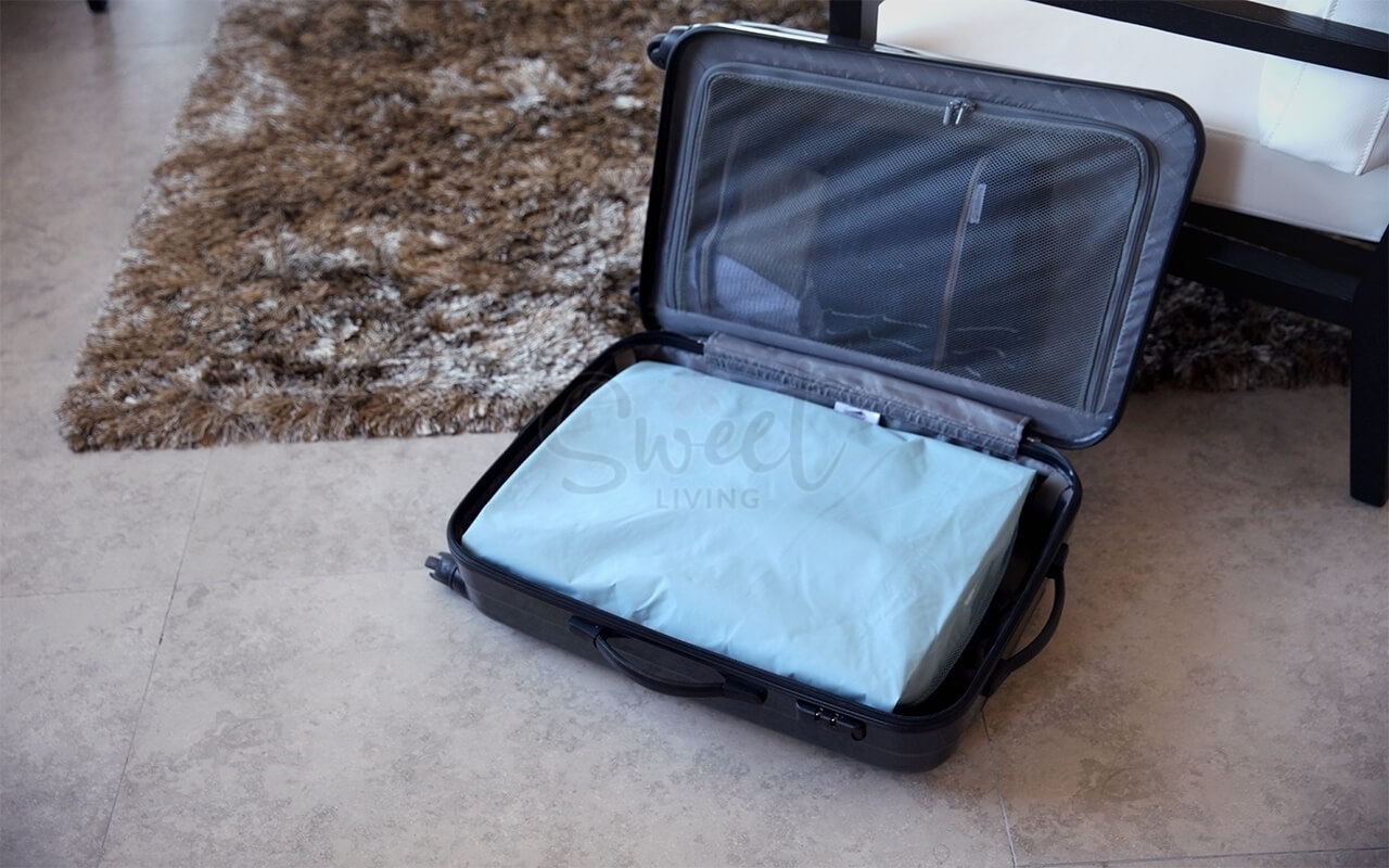 【韩国】By Full Deign Travelus Mesh Puch 旅行网孔衣物收纳包 拉链整理袋 超大号XXL 49x45cm -  - 9@ - Sweet Living