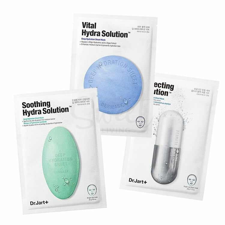 【韩国 】Dr.Jart+ 蒂佳婷 药丸面膜 蓝药丸 深层补水强效保湿面膜/ Hydrating Facial Mask 5pcs -  - 2@ - Sweet Living