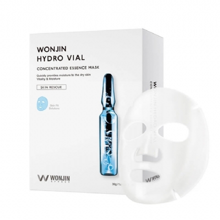 【韩国】WONJIN EFFECT 原辰安瓶精华面膜 Hydra Veil 深层补水双倍保湿 10片/盒/ Facial Mask -  - 6    - Sweet Living