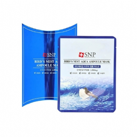 【韩国】 SNP 燕窝海洋补水面膜 10片/盒 / Bird’s Nest Aqua Ampoule Mask 10 sheets -  - 2    - Sweet Living