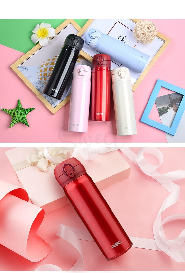 【日本】THERMOS 膳魔师 保温杯 轻巧便携 真空304不锈钢  JNL-504 500ml/ Insulated Bottle -  - 4@ - Sweet Living