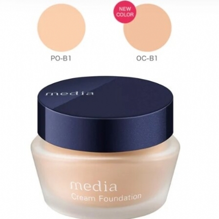 【日本】嘉娜宝 Kanebo Media 媚点 高保湿亮白遮瑕粉底霜 SPF17 PA++ / Cremer Foundation (25g) -  - 21    - Sweet Living