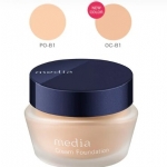 【日本】嘉娜宝 Kanebo Media 媚点 高保湿亮白遮瑕粉底霜 SPF17 PA++ / Cremer Foundation (25g) -  - 21    - Sweet Living