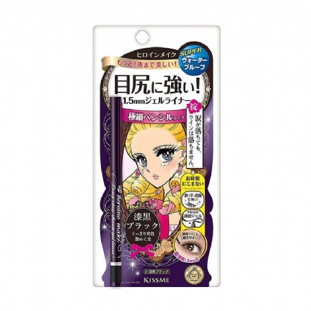 【日本】ISEHAN 伊势半 Kissme 眼线胶笔 长效不晕防水 特细/ Kiss Me Heroine Make Long-stay Sharp Gel Liner Eyeliner - Sweet Living