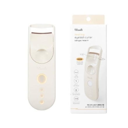 【韩国】 Fillimili 电热睫毛夹 电睫毛器 持久卷翘 升级版加宽 USB充电款/Heated Eyelash Curler - Sweet Living