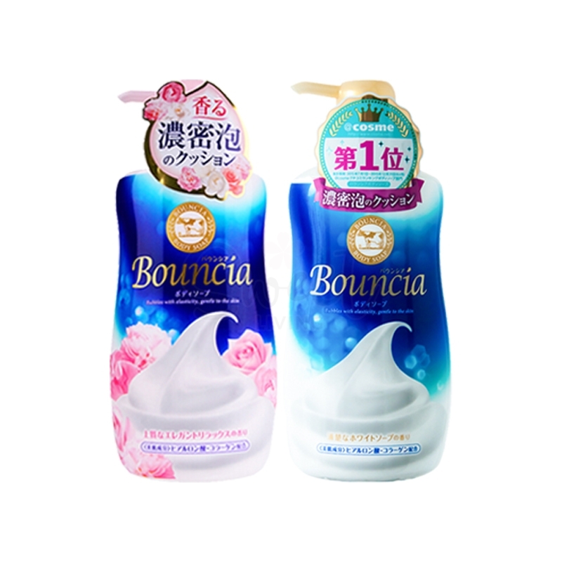 【日本】 Cow 牛乳石碱 美肤沐浴露 保湿嫩滑浓密泡沫 牛乳沐浴露 牛奶花香 /Body Wash 500ml -  - 1@ - Sweet Living