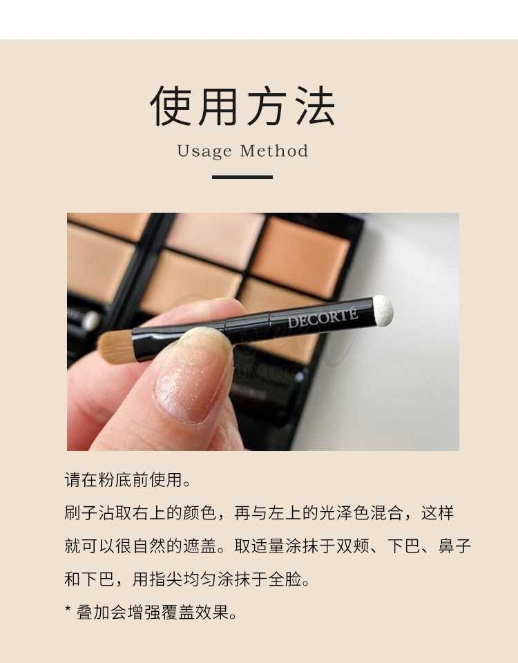 【日本】DECORTE 黛珂 完美无瑕 四色遮瑕膏 5g/ Concealer Palette -  - 2@ - Sweet Living