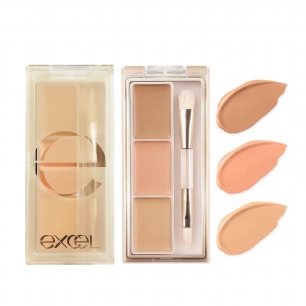 【日本】SANA Excel 完美修饰三色遮瑕盘/Concealer Palette -  - 2    - Sweet Living