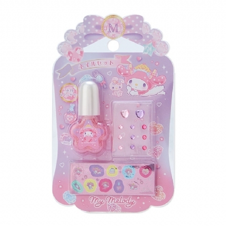 【日本】三丽鸥 Sanrio 可爱卡通儿童指甲油 美乐蒂 美甲贴纸套组/ Kids Nail Set -  - 3    - Sweet Living